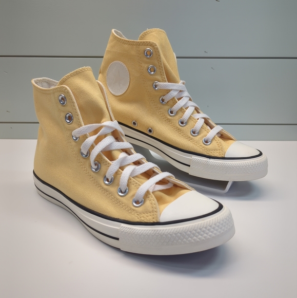 Converse Chuck Taylor All Star CTAS By You Yellow Canvas Skateboard Sneakers - Picture 1 of 7